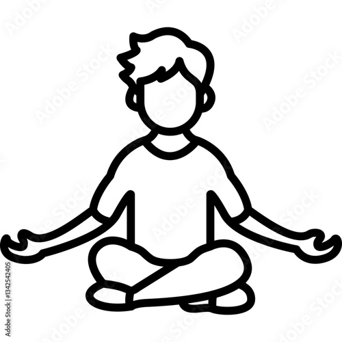 Lotus Pose Icon