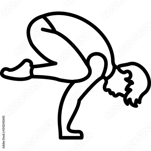 Crow Pose Icon