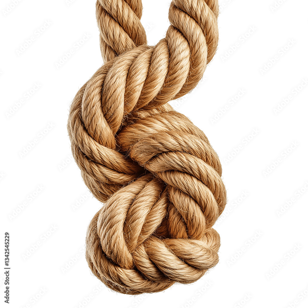 High-Quality Beige Knotted Rope on Hardwood for Crafts and Adventure - Durable Natural Fiber Background Isolated High-Quality Beige Knotted Rope on Hardwood for Crafts and Adventure - Durable Natural Fiber Background Isolated