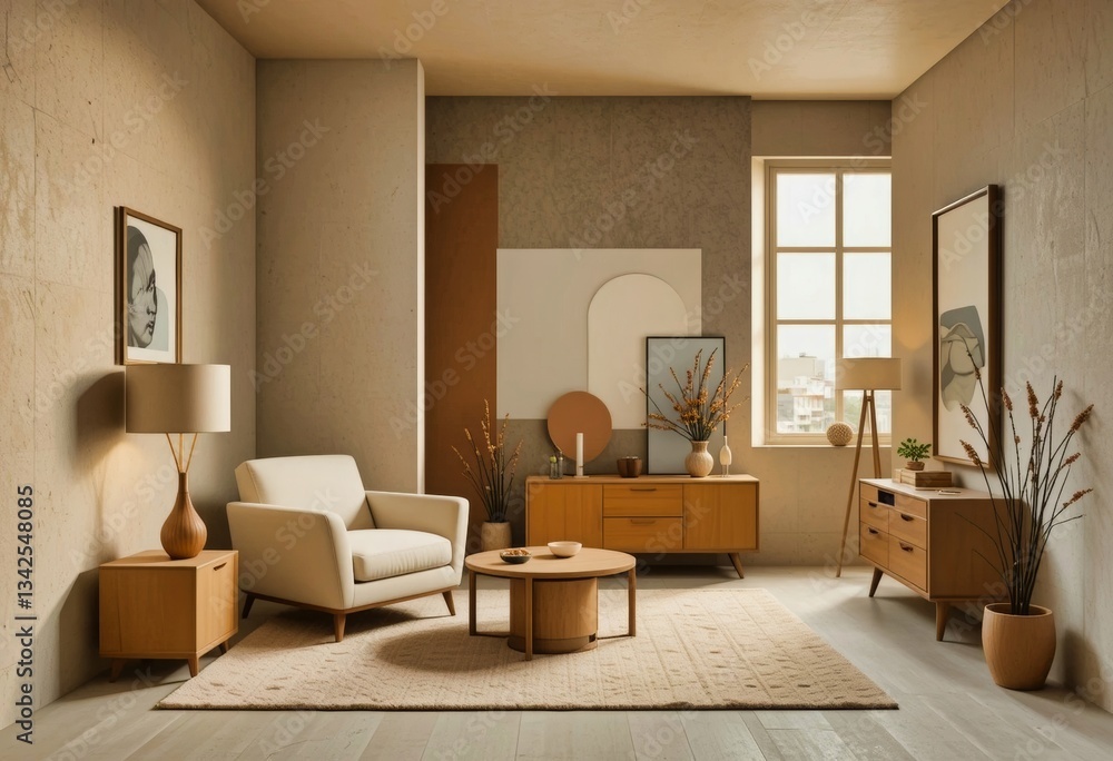 Elegant Living Room with Fireplace and Classic Decor Elegant Living Room with Fireplace and Classic Decor