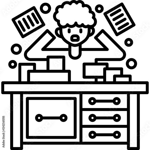Unorganized Icon