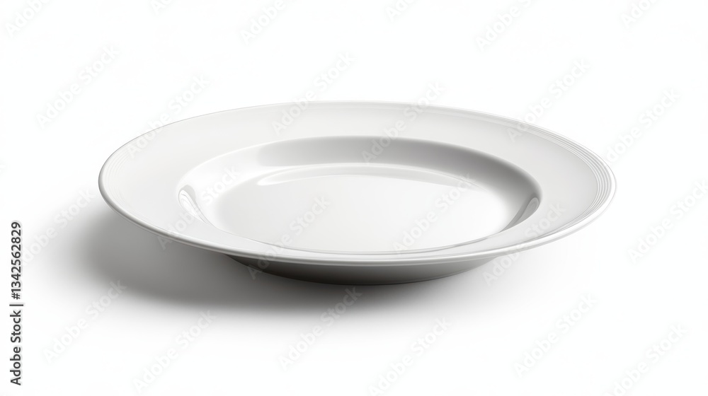 A pristine white plate, devoid of culinary creations, rests gracefully on a stark white backdrop, inviting viewers to imagine the possibilities that await. A pristine white plate, devoid of culinary creations, rests gracefully on a stark white backdrop, inviting viewers to imagine the possibilities that await.