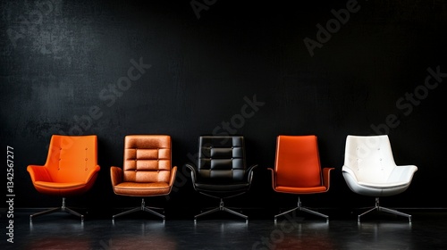 Stylish Retro Armchairs  Modern Office Furniture  Interior Design