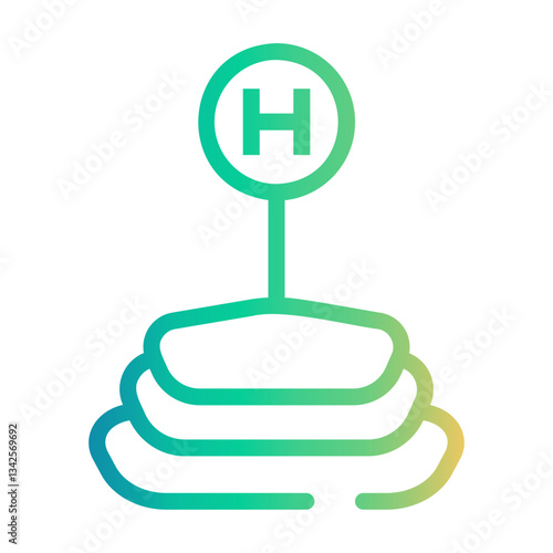gearshift Line Gradient Icon