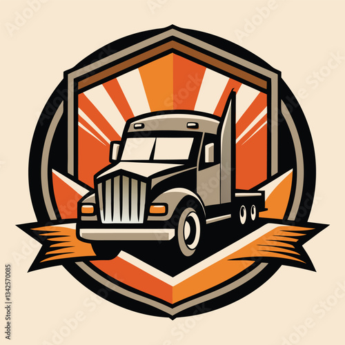 Vibrant and Bold Logo Design for a Reliable Trucking Company