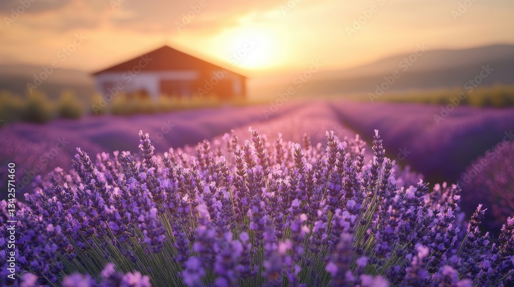 Obraz premium A smooth, velvety texture cradled the hand, a testament to nature is bounty, as a gentle breeze whispered through the lavender fields, carrying the scent of olive oil, a potion of hydration for skin