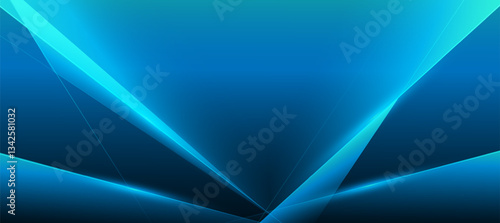 blue tech abstract ,background polygon elegant background and banner business product presentations