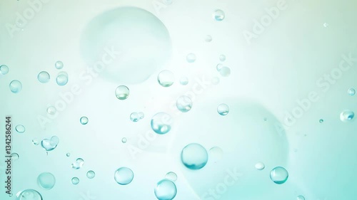 Wallpaper Mural Abstract Bubbles Background - Light Blue Tinted, Clean Floating Spheres Motion Graphics in 4K. Torontodigital.ca