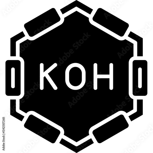 Potassium Hydroxide Icon