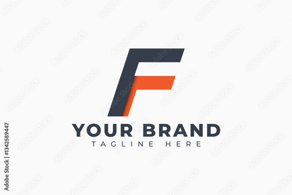 Fototapeta premium Letter F Logo Design Element