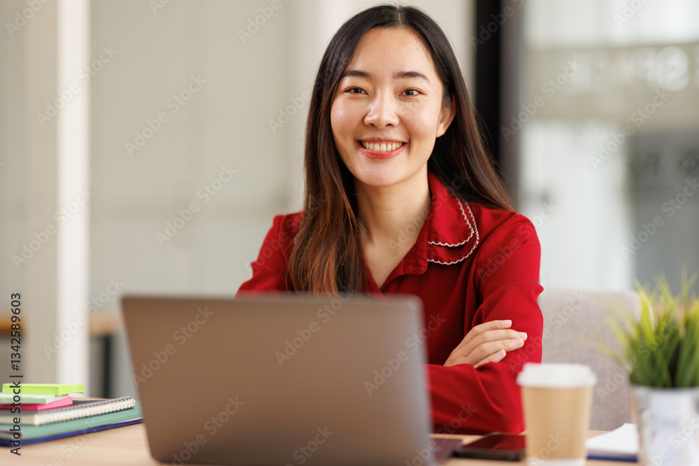 Asian Business woman using calculator and laptop for doing math finance on an office desk, tax, report, accounting, statistics, and analytical research concept
Asian Business woman using calculator and laptop for doing math finance on an office desk, tax, report, accounting, statistics, and analytical research concept