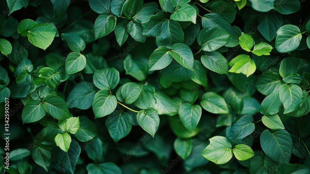 A lush display of vibrant green leafy plant foliage A lush display of vibrant green leafy plant foliage