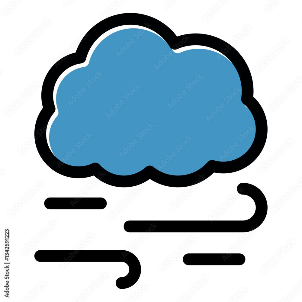 windy weather icon windy weather icon
