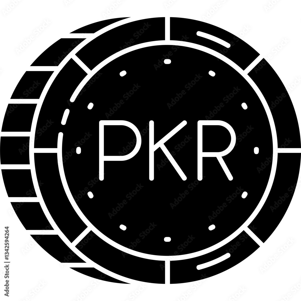 Fotografie Pakistani Rupee Icon