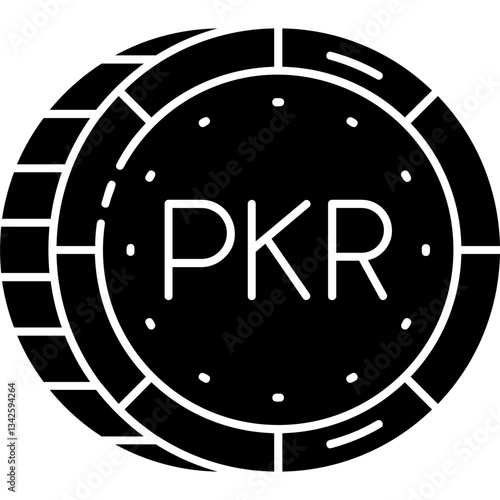 Fotografie Pakistani Rupee Icon