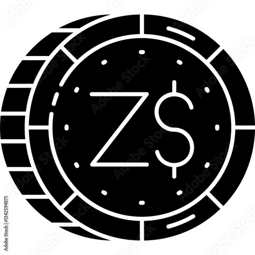 Zimbabwean Dollar Icon photo