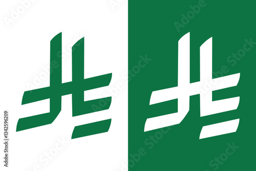 The Saudi riyal new sign.
