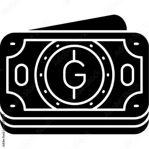 Obraz na plátně Haitian Gourde Icon