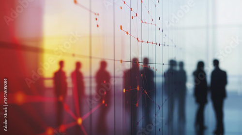 Wallpaper Mural abstract professional business team people innovation connection of line from nail node to node on Smart Innovation city with connection cyber security network reciprocity , networking concept

 Torontodigital.ca