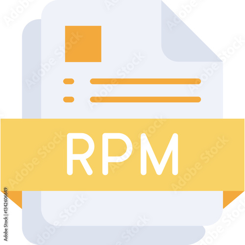 Canvas Print RPM Icon