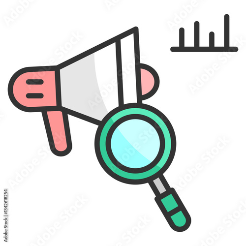 Marketing Analytics  Icon Element For Design