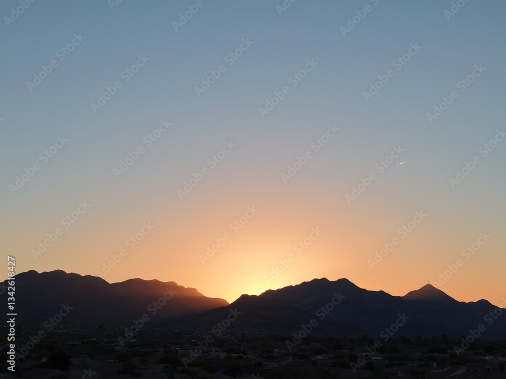 Fototapeta premium Mountain Sunrise