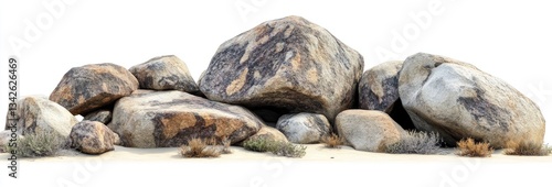 Wallpaper Mural Desert rocks and pebbles on sand. Torontodigital.ca