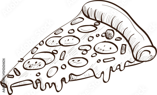 vector illustration of an octopus