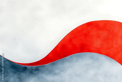 Free Download Abstract Red & Blue Wave Background. - GFXLoad