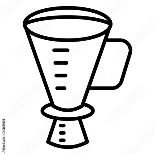Jigger line icon