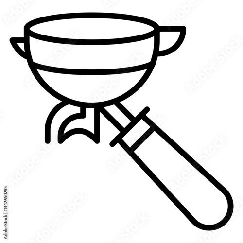 Portafilter line icon