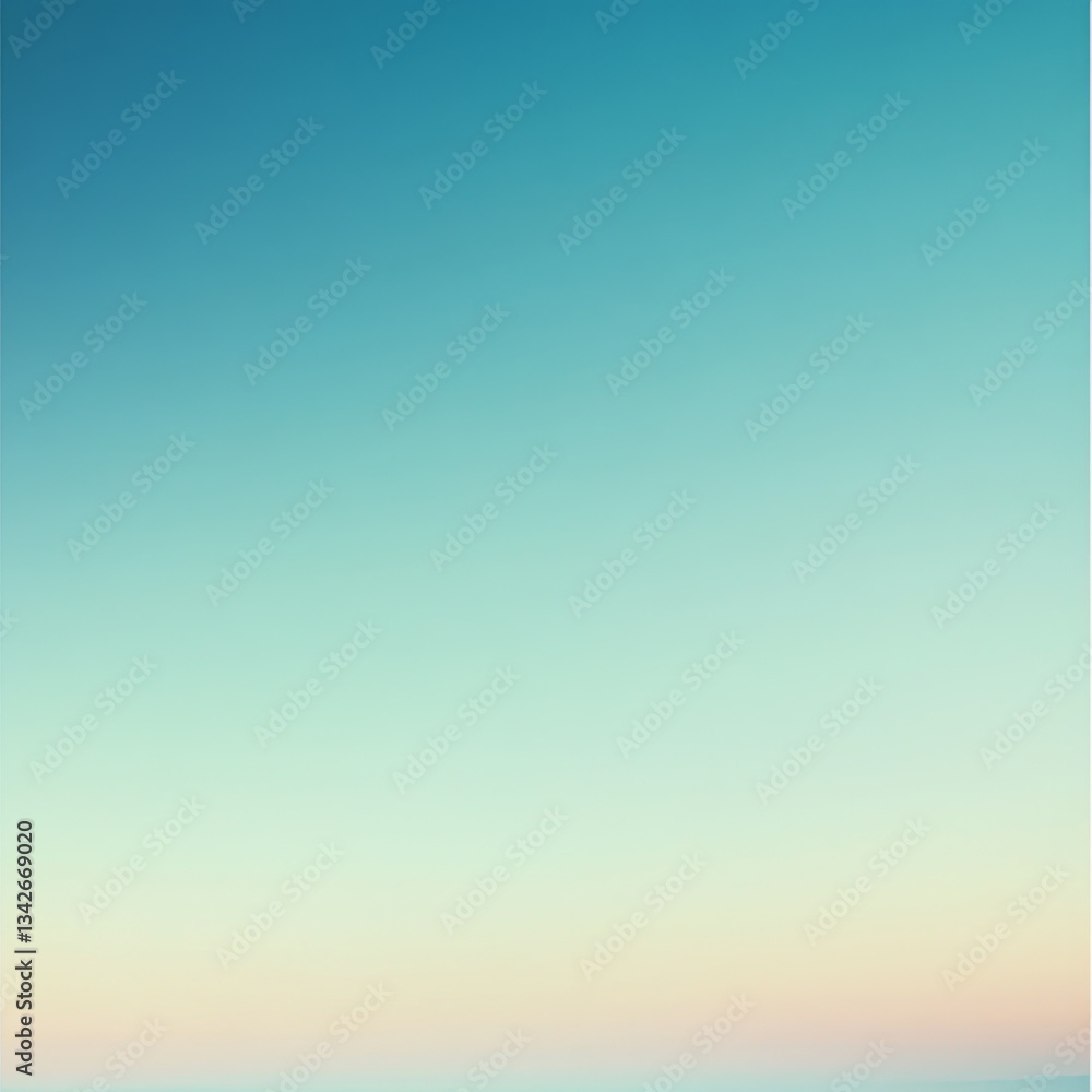 Tranquil Horizon with Soft Pastel Tones and Gradient Sky Over Calm Sea at Dusk for Serene Background and Relaxing Atmosphere