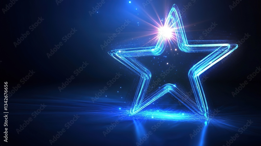Star Shape Radiating Dynamic Motion Light Effect, Capturing the Essence of Energetic and Radiant Design Star Shape Radiating Dynamic Motion Light Effect, Capturing the Essence of Energetic and Radiant Design
