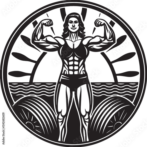 Body Builder woman