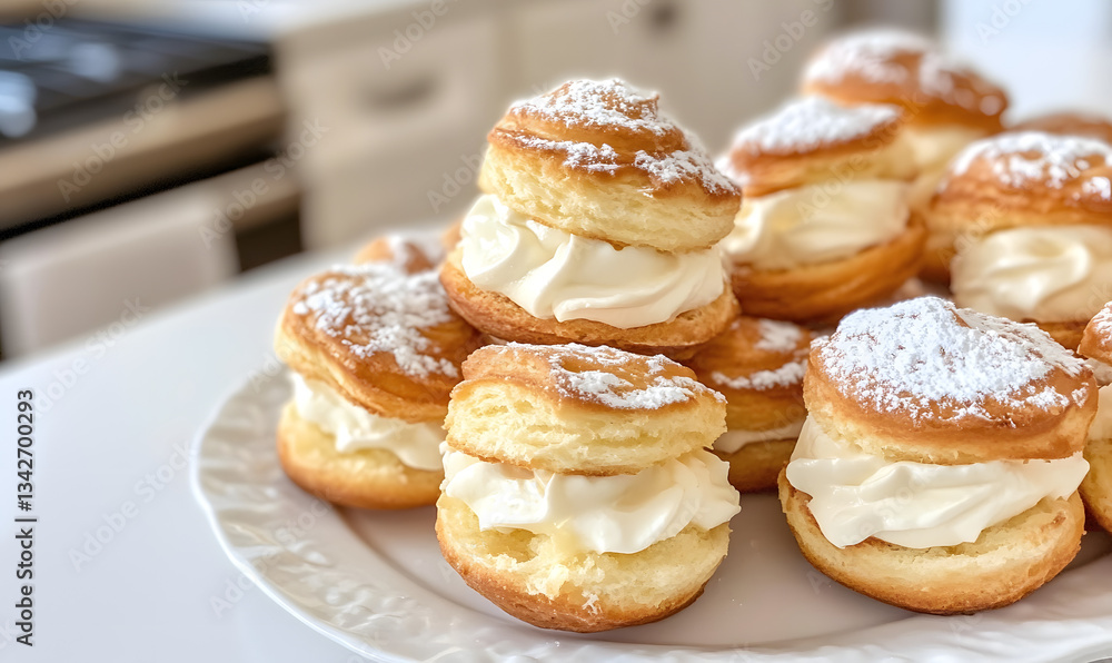 famous cream puffs, Generative AI famous cream puffs, Generative AI