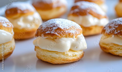 Wallpaper Mural famous cream puffs, Generative AI Torontodigital.ca