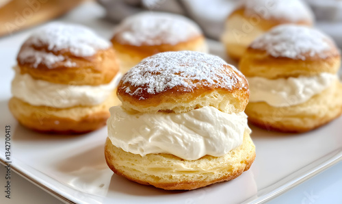 famous cream puffs, Generative AI
