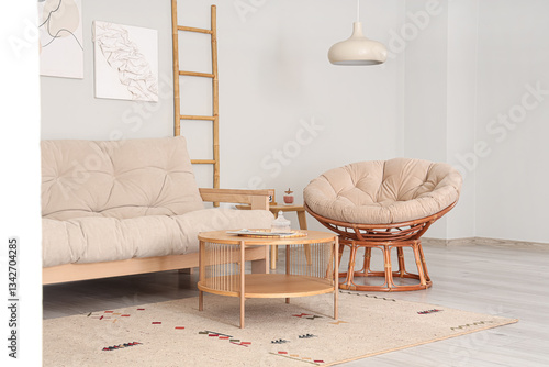 Interior of stylish living ...