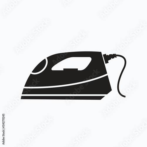 iron silhoutte vector design