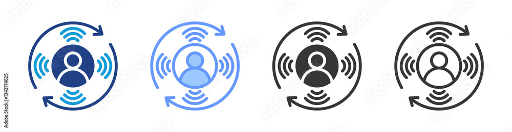 Cultural Sensitivity icon set multiple style collection