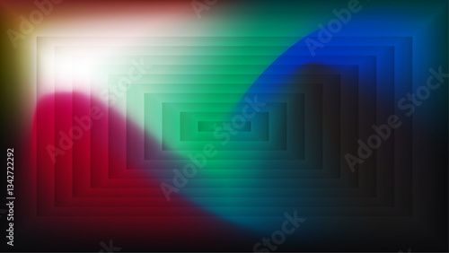Colorful Fractal Glass Gradient Textures