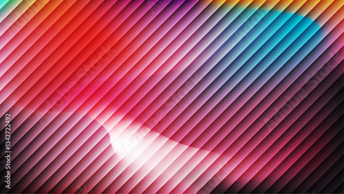 Colorful Fractal Glass Gradient Textures