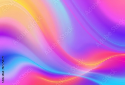 Wallpaper Mural Abstract wavy background with vibrant, dynamic color gradients , modern, energy Torontodigital.ca
