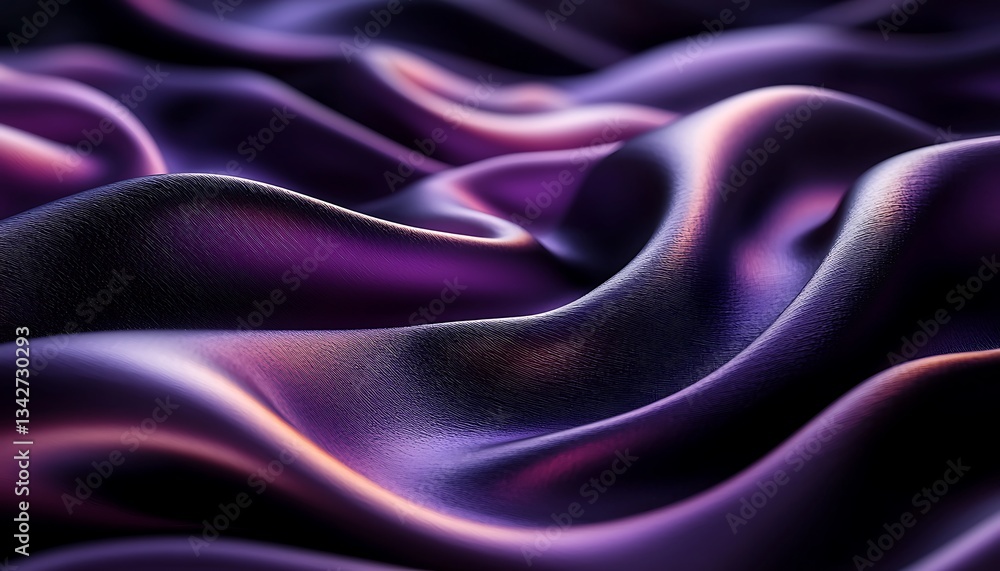 Obraz premium Purple Silk Drape for Luxurious Texture. (1)