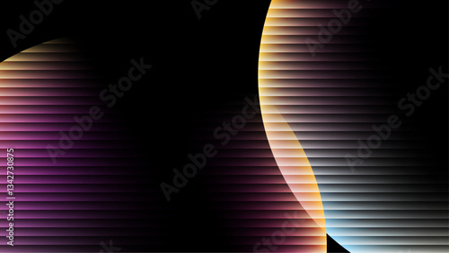 Colorful Fractal Glass Gradient Textures