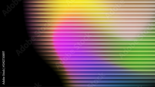 Colorful Fractal Glass Gradient Textures