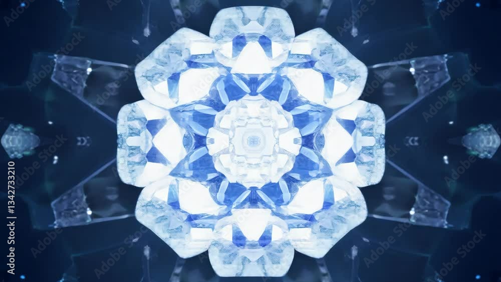 Abstract blue water pattern design for video overlay