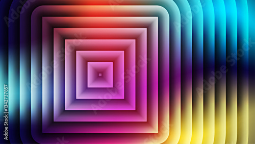 Colorful Fractal Glass Gradient Textures