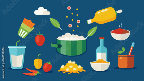 A stepbystep guide on how to make homemade popcorn and season it with unique flavors like chili lime or parmesan herb.. Vector illustration