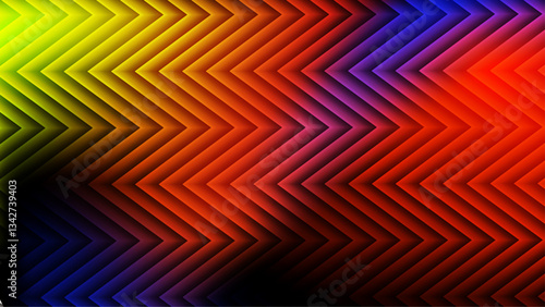 Colorful Fractal Glass Gradient Textures